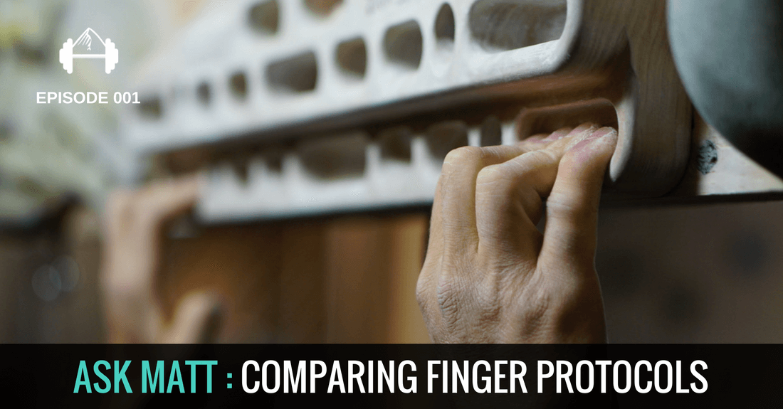 COMPARING finger training protocols