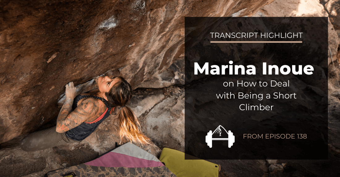 Transcript Highlight Episode 138 Marina Inoue On Being Short Trainingbeta